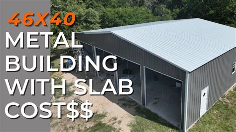 metal buildings with slab included